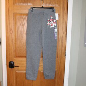 Mickey and Friends Size XL Women's Gray Sweatpants - NWT